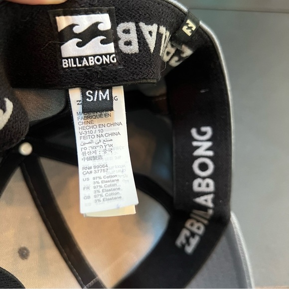 Billabong Walled Stretch Grey Cap S/M Vintage Surf Streetwear - Picture 4 of 4